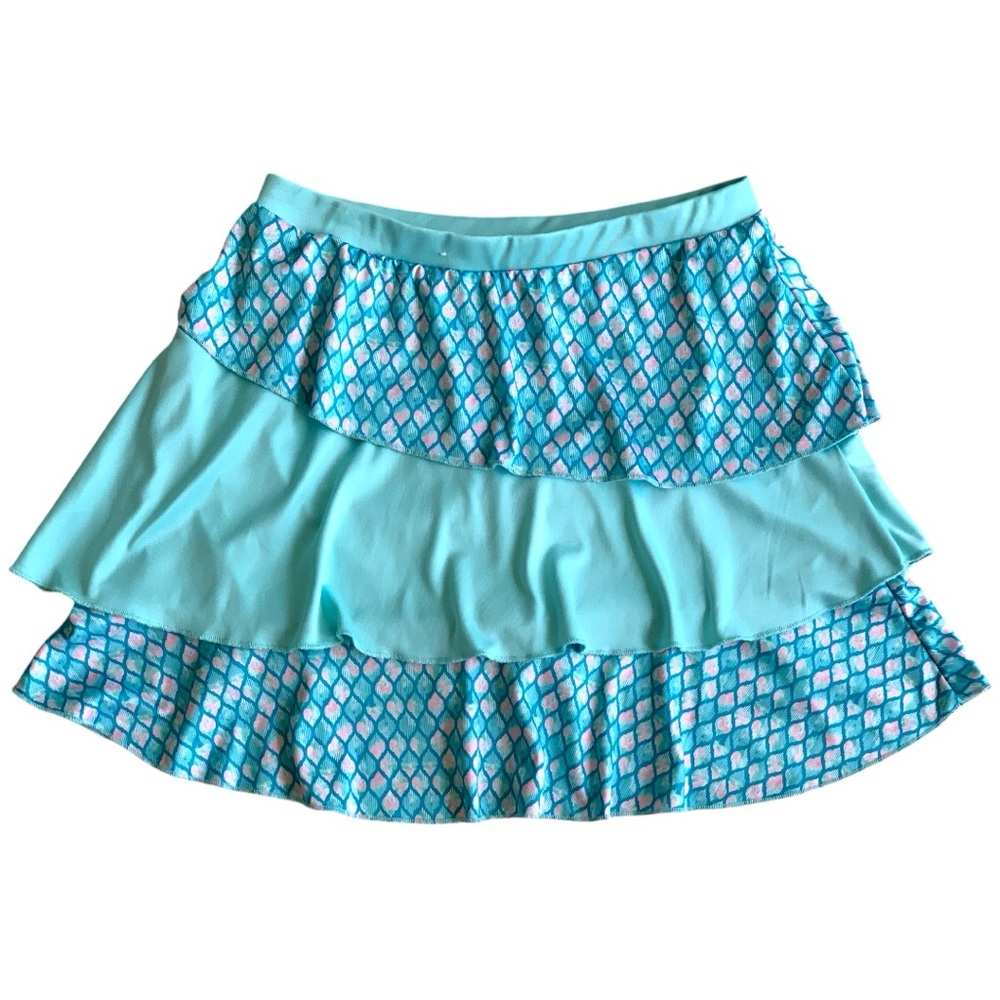 OCEAN & COAST TENNIS PICKLEBALL GOLF TIERED RUFFLE SKORT.  GIRL’S X-LARGE